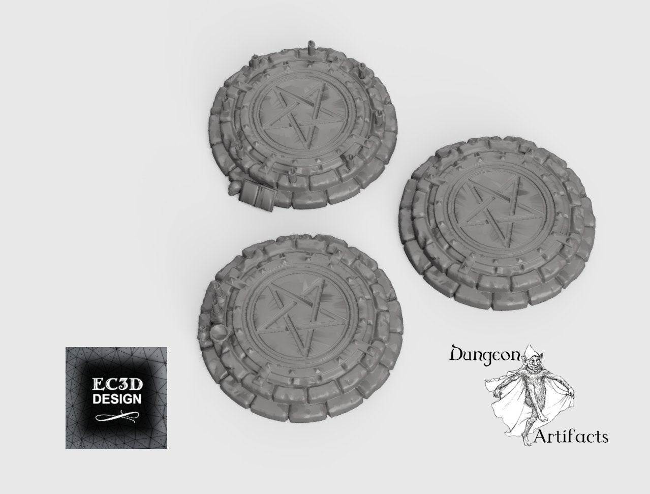 Summoning Circles - 28mm 32mm Hero's Hoard Wargaming Terrain D&D, DnD