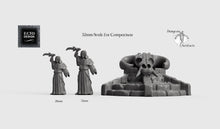 Load image into Gallery viewer, Demon Pedestal - 28mm 32mm Hero&#39;s Hoard Wargaming Terrain D&amp;D, DnD