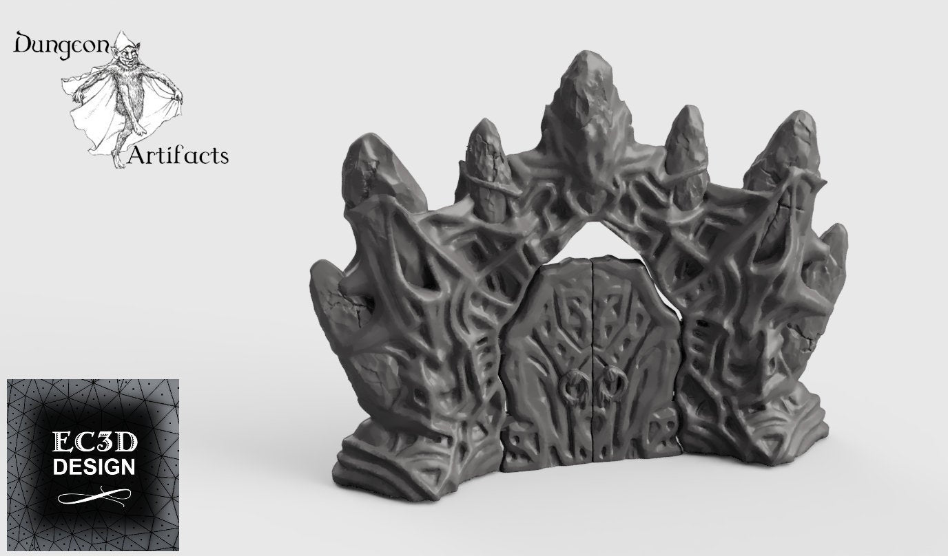 Ice Palace Entrance - 15mm 28mm 32mm Wilds of Wintertide Wargaming Terrain D&D, DnD