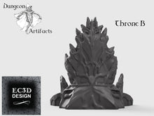 Load image into Gallery viewer, Ice Palace Thrones - 15mm 28mm 32mm Wilds of Wintertide Wargaming Terrain D&amp;D, DnD