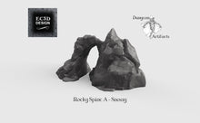 Load image into Gallery viewer, Rocky Spines - 15mm 28mm 32mm Wilds of Wintertide Wargaming Terrain D&amp;D, DnD
