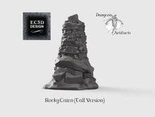 Load image into Gallery viewer, Rocky Cairn - 15mm 28mm 32mm Wilds of Wintertide Wargaming Terrain D&amp;D, DnD