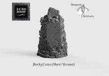 Load image into Gallery viewer, Rocky Cairn - 15mm 28mm 32mm Wilds of Wintertide Wargaming Terrain D&amp;D, DnD