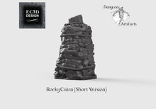 Load image into Gallery viewer, Rocky Cairn - 15mm 28mm 32mm Wilds of Wintertide Wargaming Terrain D&amp;D, DnD