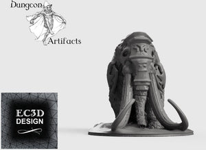 Armored Woolly Mammoth -  15mm 28mm 32mm 42mm Wilds of Wintertide Wargaming Terrain D&D, DnD