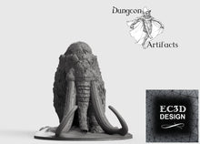 Load image into Gallery viewer, Woolly Mammoth -  15mm 28mm 32mm 42mm Wilds of Wintertide Wargaming Terrain D&amp;D, DnD