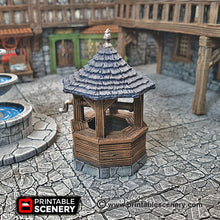 Load image into Gallery viewer, Town Square Accessories - 28mm 32mm Clorehaven and the Goblin Grotto Wargaming Terrain Scatter D&amp;D, DnD