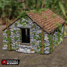 Load image into Gallery viewer, Old Stone Barn -  15mm 28mm 32mm Time Warp Wargaming Terrain Scatter D&amp;D, DnD