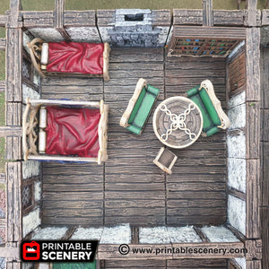Elegant Furniture Set - 28mm 32mm Clorehaven and the Goblin Grotto Wargaming Terrain Scatter D&D, DnD