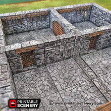 Load image into Gallery viewer, Clorehaven Guardhouse - 28mm 32mm Goblin Grotto Wargaming Terrain D&amp;D, DnD