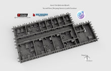 Load image into Gallery viewer, Inn of the Welcome Wench Sleeping Quarters - Second Floor 28mm Clorehaven Goblin Grotto Wargaming Terrain D&amp;D DnD RPG