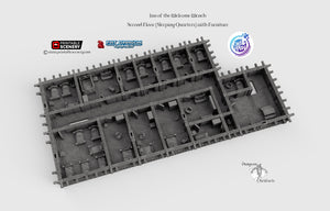 Inn of the Welcome Wench Sleeping Quarters - Second Floor 28mm Clorehaven Goblin Grotto Wargaming Terrain D&D DnD RPG