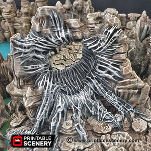Wicked Webs - 15mm 28mm 32mm Clorehaven and the Goblin Grotto Wargaming Terrain Scatter D&D, DnD