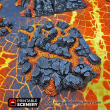 Load image into Gallery viewer, Dragon&#39;s Lair - 15mm 28mm Clorehaven and the Goblin Grotto Wargaming Terrain Scatter DnD