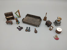 Load image into Gallery viewer, Music and Sound - Musical Instruments Set - 28mm 32mm Hero&#39;s Hoard Wargaming Terrain D&amp;D, DnD