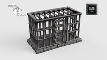 Load image into Gallery viewer, Jail Cell - 28mm 32mm Hero&#39;s Hoard Wargaming Terrain D&amp;D, DnD