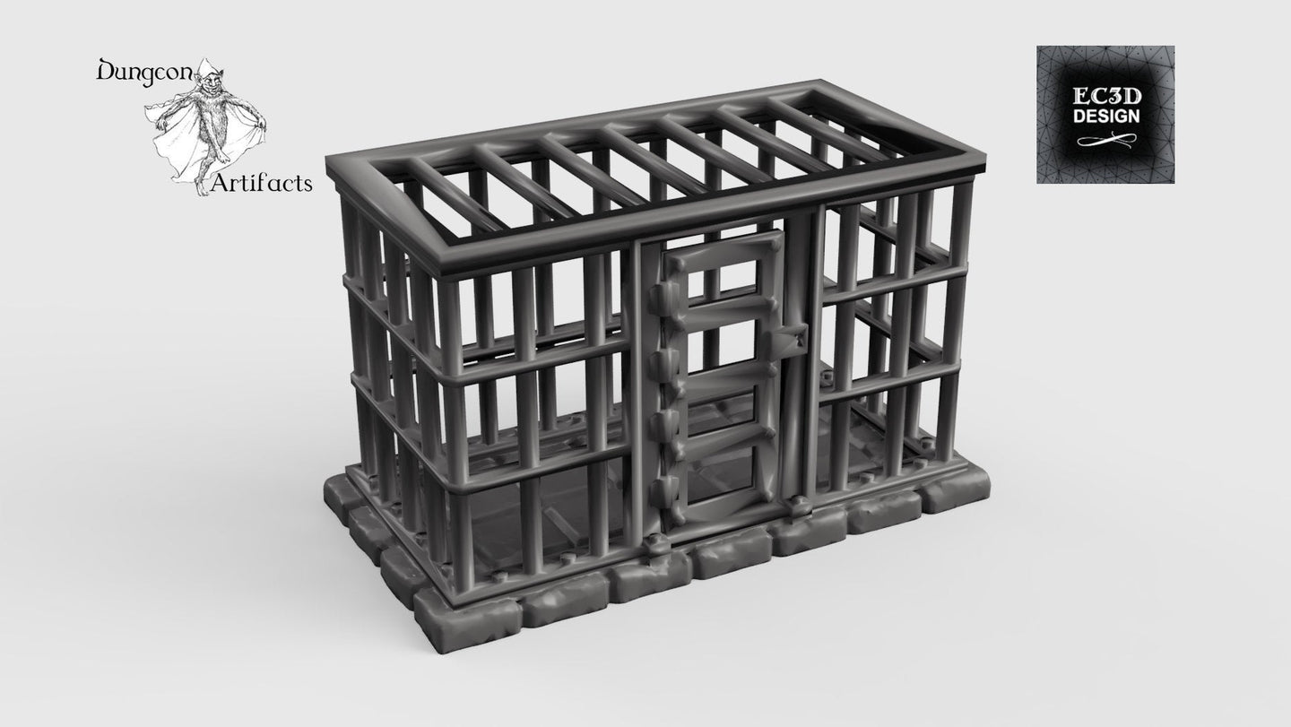 Jail Cell - 28mm 32mm Hero's Hoard Wargaming Terrain D&D, DnD