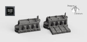 Occult Sacrificial Altars - 28mm 32mm Hero's Hoard Wargaming Terrain D&D, DnD