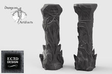 Load image into Gallery viewer, Ice Columns - 15mm 28mm 32mm Wilds of Wintertide Wargaming Terrain D&amp;D DnD