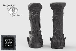 Ice Columns - 15mm 28mm 32mm Wilds of Wintertide Wargaming Terrain D&D DnD