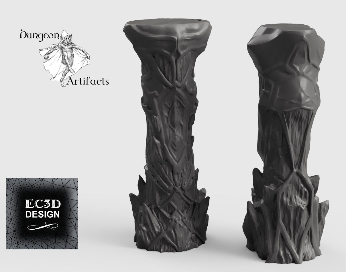 Ice Columns - 15mm 28mm 32mm Wilds of Wintertide Wargaming Terrain D&D DnD