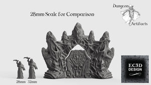 Ice Palace Entrance - 15mm 28mm 32mm Wilds of Wintertide Wargaming Terrain D&D, DnD