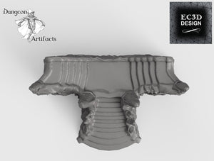 Ice Palace Stairway - 15mm 28mm 32mm Wilds of Wintertide Wargaming Terrain D&D, DnD