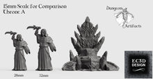 Load image into Gallery viewer, Ice Palace Thrones - 15mm 28mm 32mm Wilds of Wintertide Wargaming Terrain D&amp;D, DnD