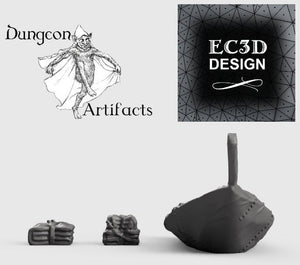 Fishing Boat and Gear - 15mm 28mm 32mm Wilds of Wintertide Wargaming Terrain D&D, DnD