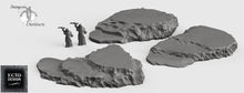 Load image into Gallery viewer, Floating Ice Shelves - 15mm 28mm 32mm Wilds of Wintertide Wargaming Terrain D&amp;D, DnD