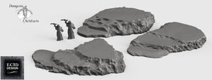 Floating Ice Shelves - 15mm 28mm 32mm Wilds of Wintertide Wargaming Terrain D&D, DnD