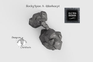 Rocky Spines - 15mm 28mm 32mm Wilds of Wintertide Wargaming Terrain D&D, DnD