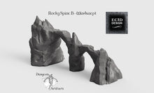 Load image into Gallery viewer, Rocky Spines - 15mm 28mm 32mm Wilds of Wintertide Wargaming Terrain D&amp;D, DnD