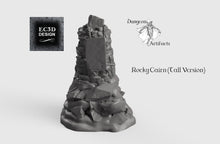 Load image into Gallery viewer, Rocky Cairn - 15mm 28mm 32mm Wilds of Wintertide Wargaming Terrain D&amp;D, DnD