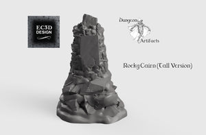 Rocky Cairn - 15mm 28mm 32mm Wilds of Wintertide Wargaming Terrain D&D, DnD