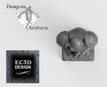Load image into Gallery viewer, Wintertide Statue - 15mm 28mm 32mm Wilds of Wintertide Wargaming Terrain D&amp;D, DnD