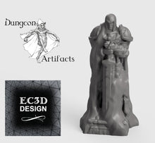 Load image into Gallery viewer, Wintertide Statue - 15mm 28mm 32mm Wilds of Wintertide Wargaming Terrain D&amp;D, DnD