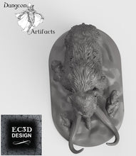 Load image into Gallery viewer, Woolly Mammoth -  15mm 28mm 32mm 42mm Wilds of Wintertide Wargaming Terrain D&amp;D, DnD