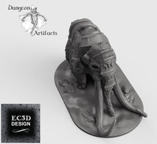 Load image into Gallery viewer, Armored Woolly Mammoth -  15mm 28mm 32mm 42mm Wilds of Wintertide Wargaming Terrain D&amp;D, DnD