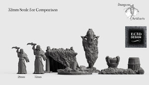 Ice Tribe Scenery -  28mm 32mm Wilds of Wintertide Wargaming Terrain D&D, DnD