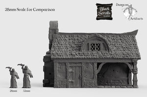 Cottage - 15mm 28mm 32mm City of Tarok Wargaming Terrain Scatter D&D DnD
