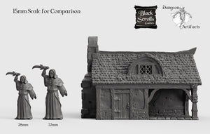 Cottage - 15mm 28mm 32mm City of Tarok Wargaming Terrain Scatter D&D DnD