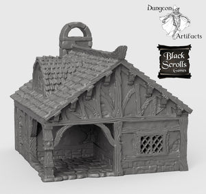Cottage - 15mm 28mm 32mm City of Tarok Wargaming Terrain Scatter D&D DnD