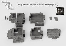 Load image into Gallery viewer, Medieval Home - 15mm 28mm 32mm City of Tarok Wargaming Terrain Scatter D&amp;D DnD