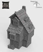 Load image into Gallery viewer, Medieval Home - 15mm 28mm 32mm City of Tarok Wargaming Terrain Scatter D&amp;D DnD