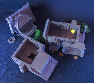 House of the Healer - 15mm 28mm 32mm City of Tarok Wargaming Terrain Scatter D&D DnD
