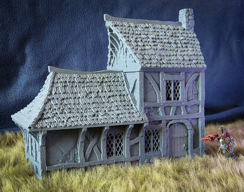 Small House - 15mm 28mm 32mm City of Tarok Wargaming Terrain Scatter D&D DnD