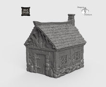 Load image into Gallery viewer, Little Cottage - 15mm 28mm 32mm City of Tarok Wargaming Terrain Scatter D&amp;D DnD