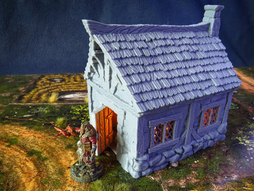 Little Cottage - 15mm 28mm 32mm City of Tarok Wargaming Terrain Scatter D&D DnD