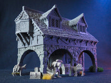 Load image into Gallery viewer, Merchant&#39;s House - 15mm 28mm 32mm City of Tarok Wargaming Terrain Scatter D&amp;D DnD